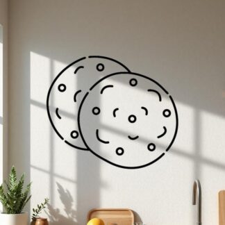 Sticker Autocollant cookies gateau nourriture NF18741