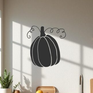 Sticker Autocollant citrouille légume halloween nourriture NFFL18747