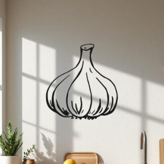 Sticker Autocollant ail légume nourriture NFFL18756