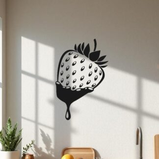 Sticker Autocollant fraise fruit nourriture NFFL18761