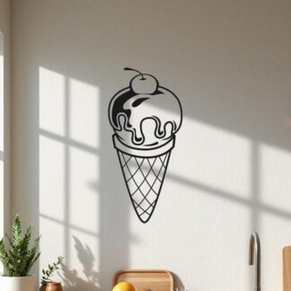 Sticker Autocollant glace gateau nourriture NFFL18763