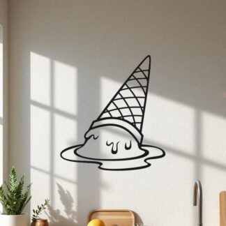 Sticker Autocollant glace gateau nourriture NFFL18766