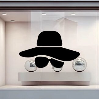 sticker autocollant fashion vitrine métier NHR7J