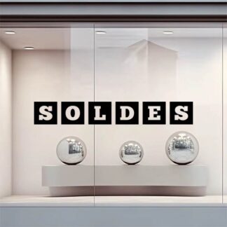 sticker autocollant Solde vitrine 9 NHYT0