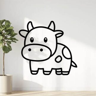 sticker autocollant animaux vache 2 NMDIG