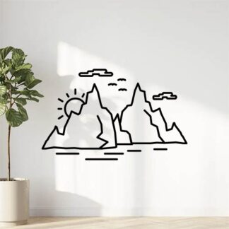 sticker autocollant montagne 4 NRCVN