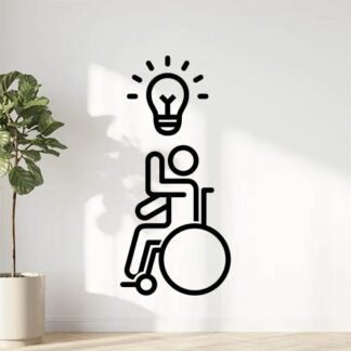 sticker autocollant handicap 2 NYRDU