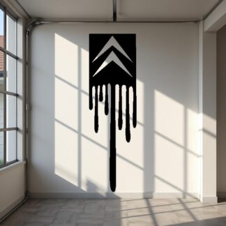 Sticker Autocollant Citroen paint auto O87309