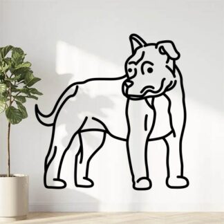 sticker autocollant chien pitbull animaux 8 OFWDU