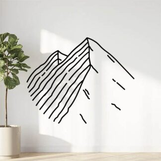 sticker autocollant montagne 8 OIEXO