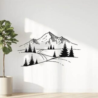 Sticker Autocollant paysage offroad camping car montagne 4x4  ORM18742