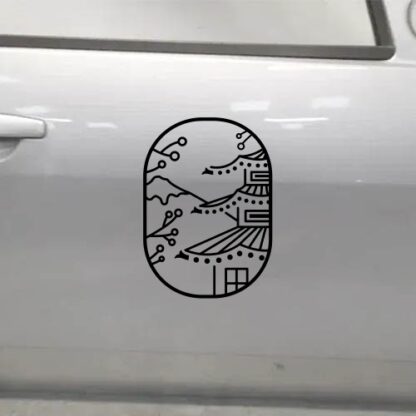 sticker autocollant Fuji-San Japon 10 ORQP8