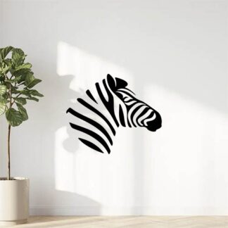 sticker autocollant zèbre animaux équidé 3 OVERR