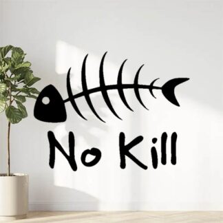 Sticker Autocollant No kill pêche P87331