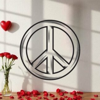 Sticker Autocollant peace and love zen  PAL1879