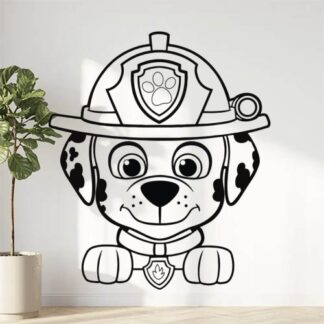 Sticker Autocollant pat patrouille marshall hero  PAT24