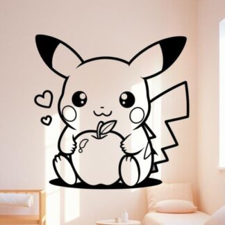 Sticker Autocollant pikachu manga hero  PAT33