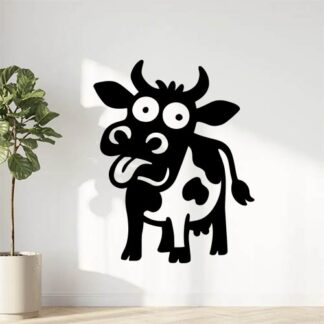 Sticker autocollant Une vache folle décoration decostickerstore - PH4RFL