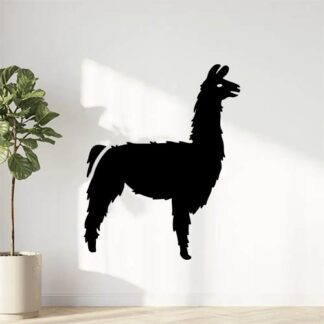 sticker autocollant animaux lama alpaga 2 PQDGO
