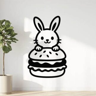 Sticker autocollant client Burger - QDB9LN