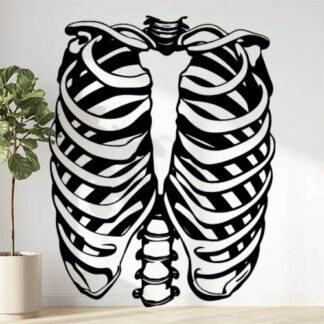 sticker autocollant Squelette skull 4 QM03E