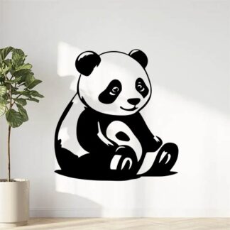 sticker autocollant animaux panda ours 1 QQNPJ