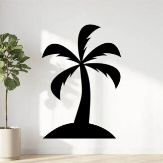 sticker autocollant cocotier arbre fruit 2 QTM4G