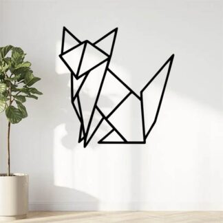 sticker autocollant animaux origami renard 1 R4UYY