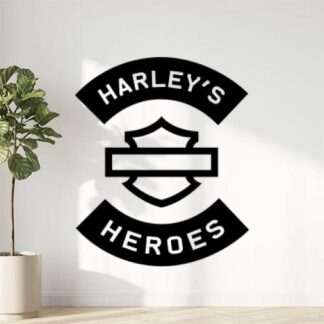 Sticker Autocollant   Harley Heroes moto R87358