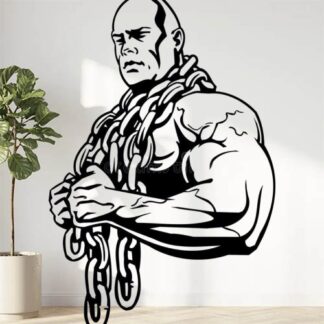 sticker autocollant musculation bodybuilder sport 1 RFDGB