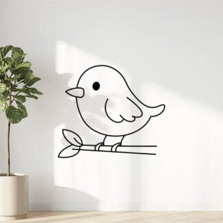 sticker autocollant animaux oiseau 4 RSKLI