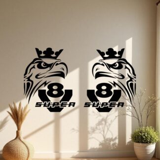Sticker Autocollant Kit Scania 2x Griffons Super V8 camion S87297