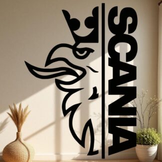 Sticker Autocollant  Scania Demi Griffon + Logo camion S87299