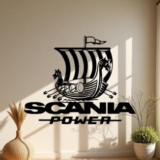 Sticker Autocollant  Scania Drakar Power camion S87301