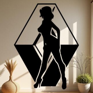 Sticker Autocollant  Renault Logo Sexy camion S87311