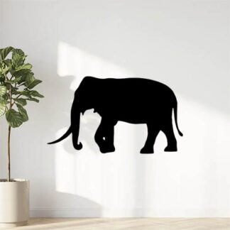 Sticker Autocollant elephant silhouette animaux SAE18740