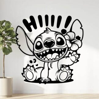 Sticker autocollant stitch hawaï