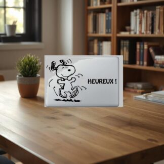 Sticker MacBook SNOOPY HEUREUX