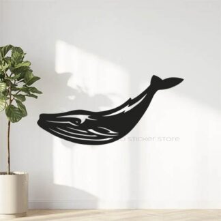 Sticker autocollant baleine