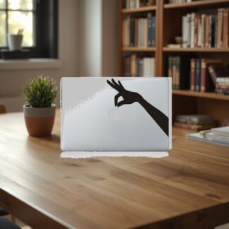 Sticker MacBook main attrape  Apple