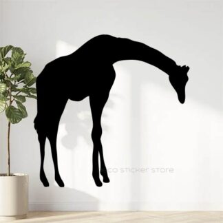 Sticker autocollant girafe