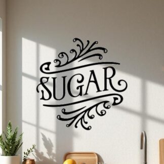 Sticker autocollant cuisine sugar