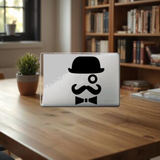 Sticker autocollant MacBook Gentleman