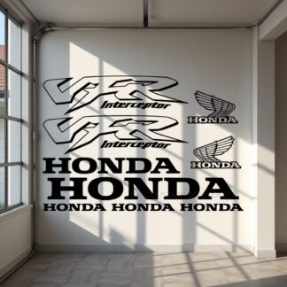 Sticker autocollant moto Honda vfr interceptor modèle 2 vintage