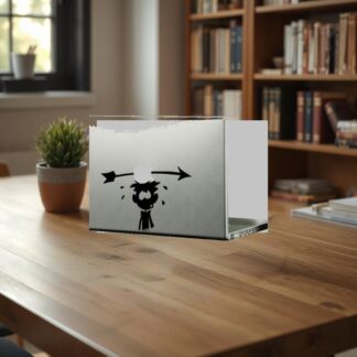 Sticker Macbook Pomme et flèche