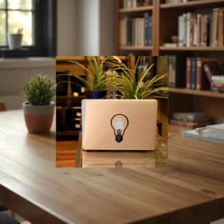 Sticker MacBook ampoule