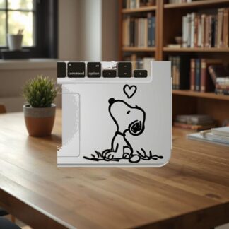 Sticker Autocollant Snoopy love ❤️ trackpad