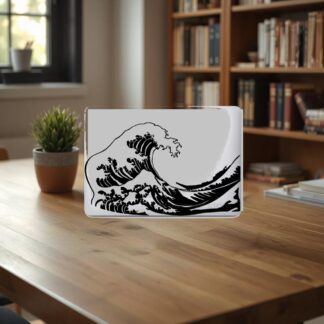 Sticker autocollant vague hokusai MACBOOK