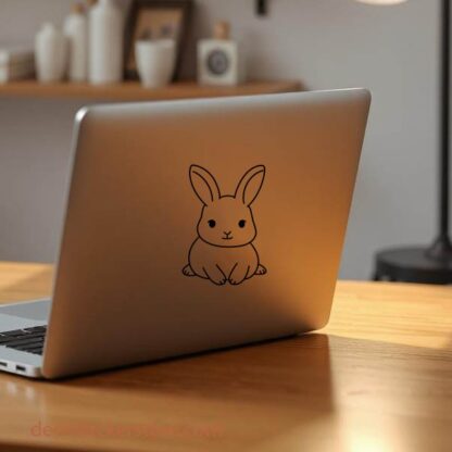 sticker autocollant animaux lapin 5 SLAUM
