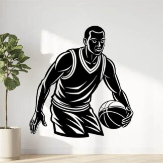 Sticker Autocollant joueur basketball SPORT  SPR15